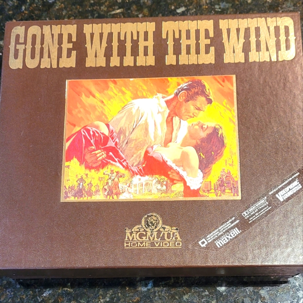 Gone With The Wind Complete VHS set, viewed once - EUC
